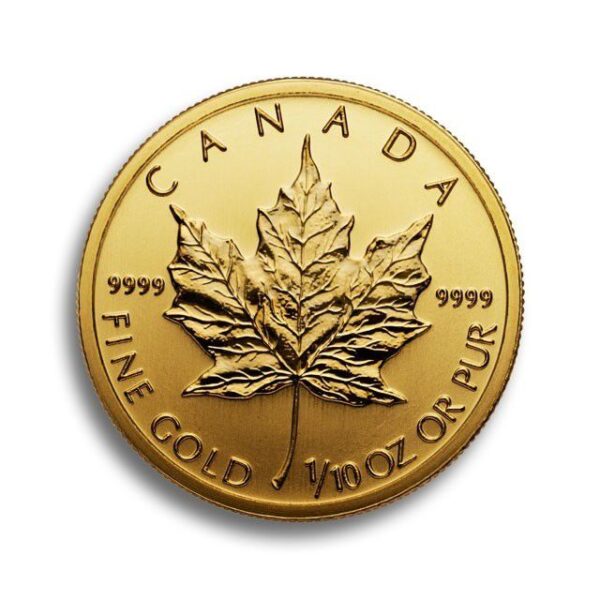 Gold Canadian Maple 1/10 Oz